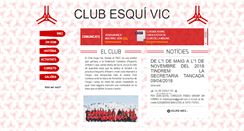 Desktop Screenshot of clubesquivic.cat